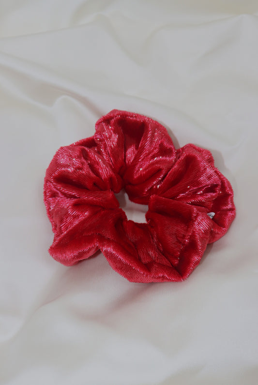 SCRUNCHIES VELLUTO ROSSO