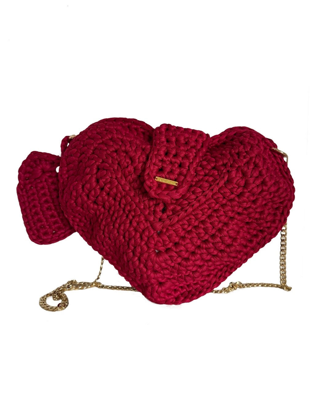 Borsa uncinetto cuore