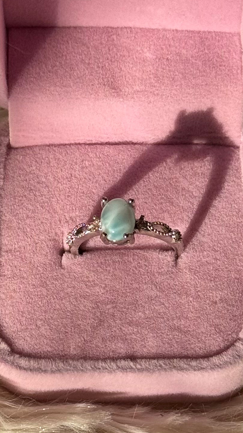 Anello in Larimar