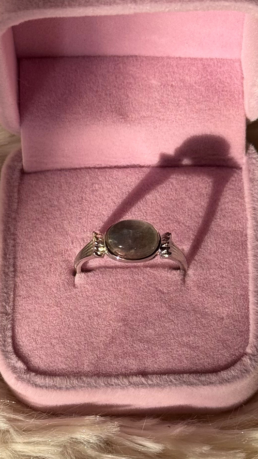 Anello in Labradorite
