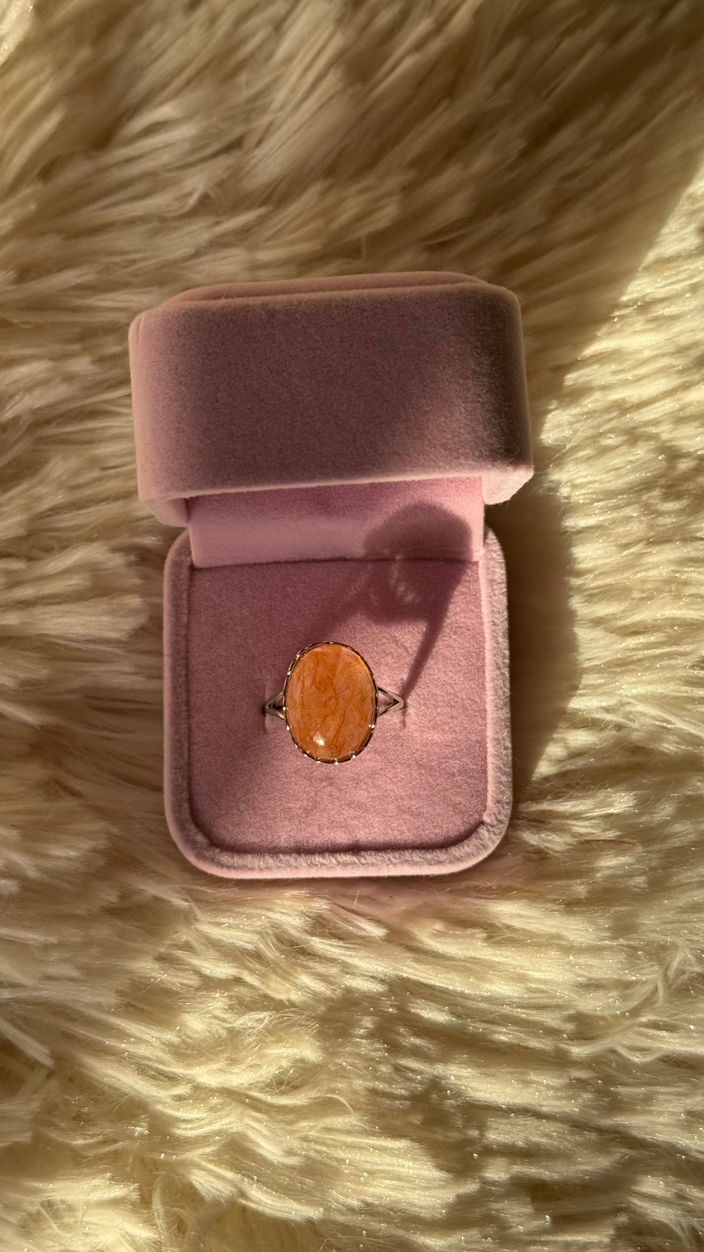 Anello in Quarzo di Fuoco