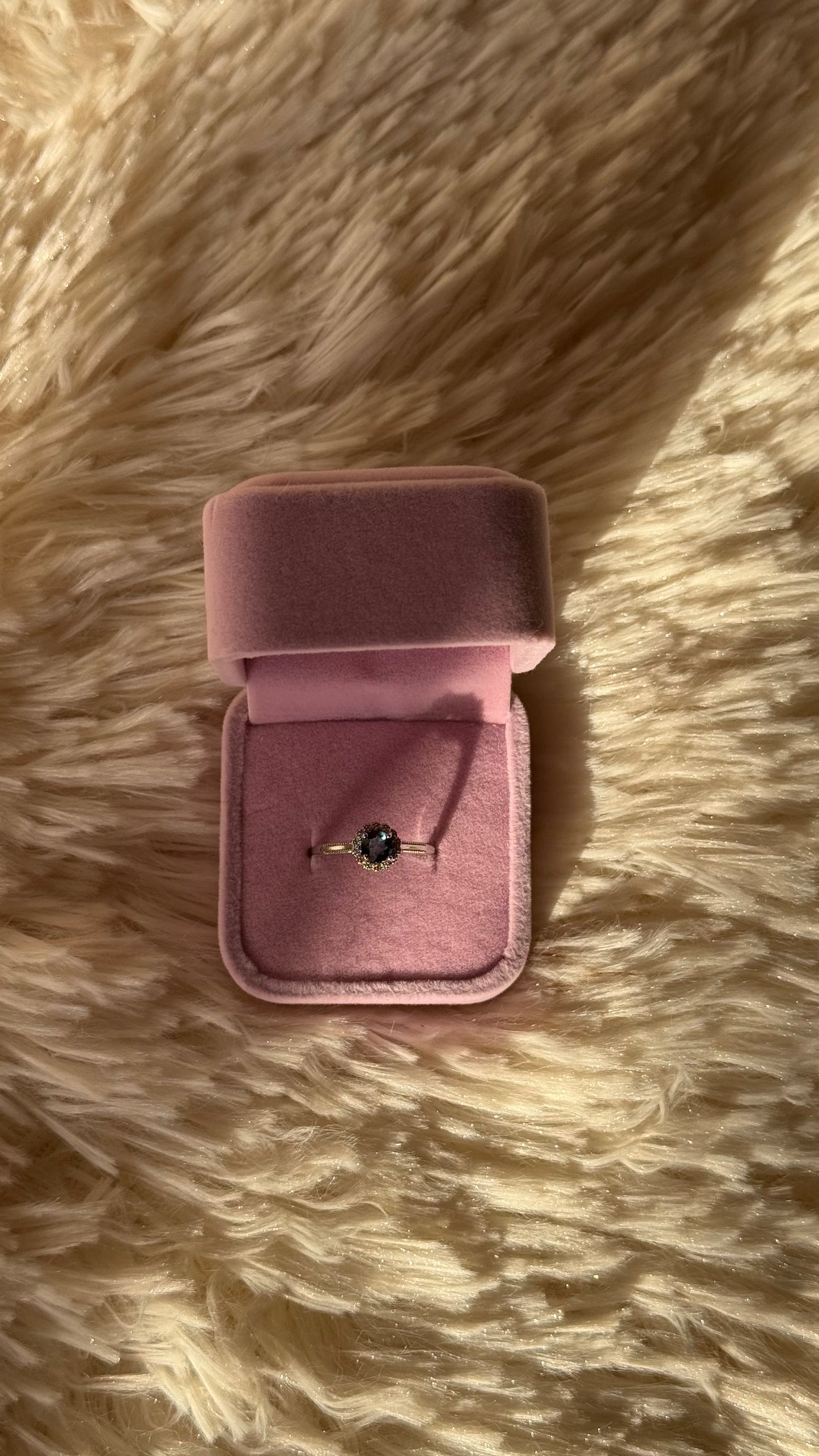 Anello in Topazio Blu