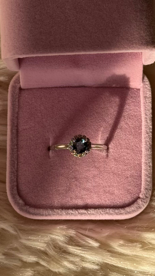 Anello in Topazio Blu