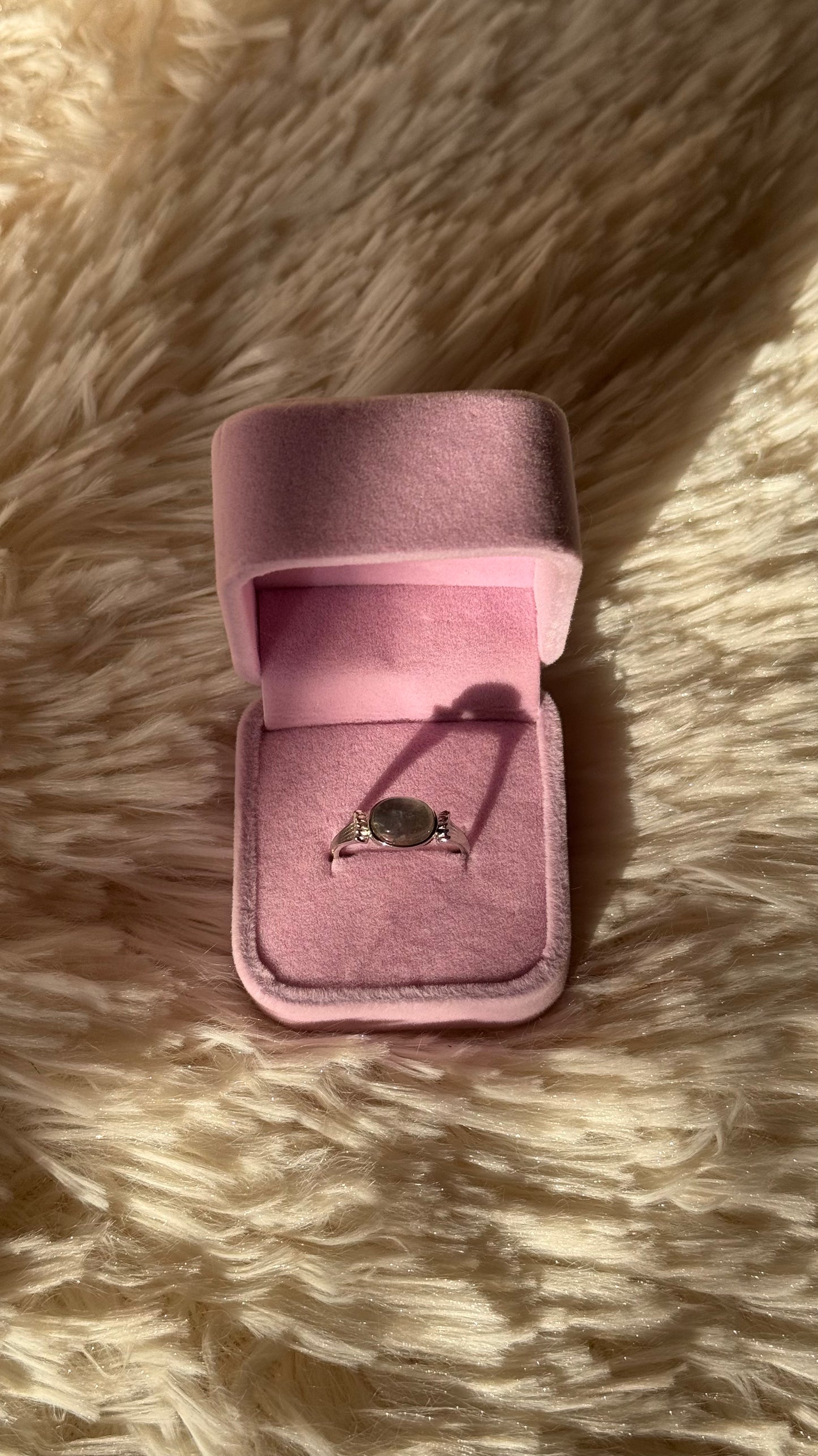 Anello in Labradorite