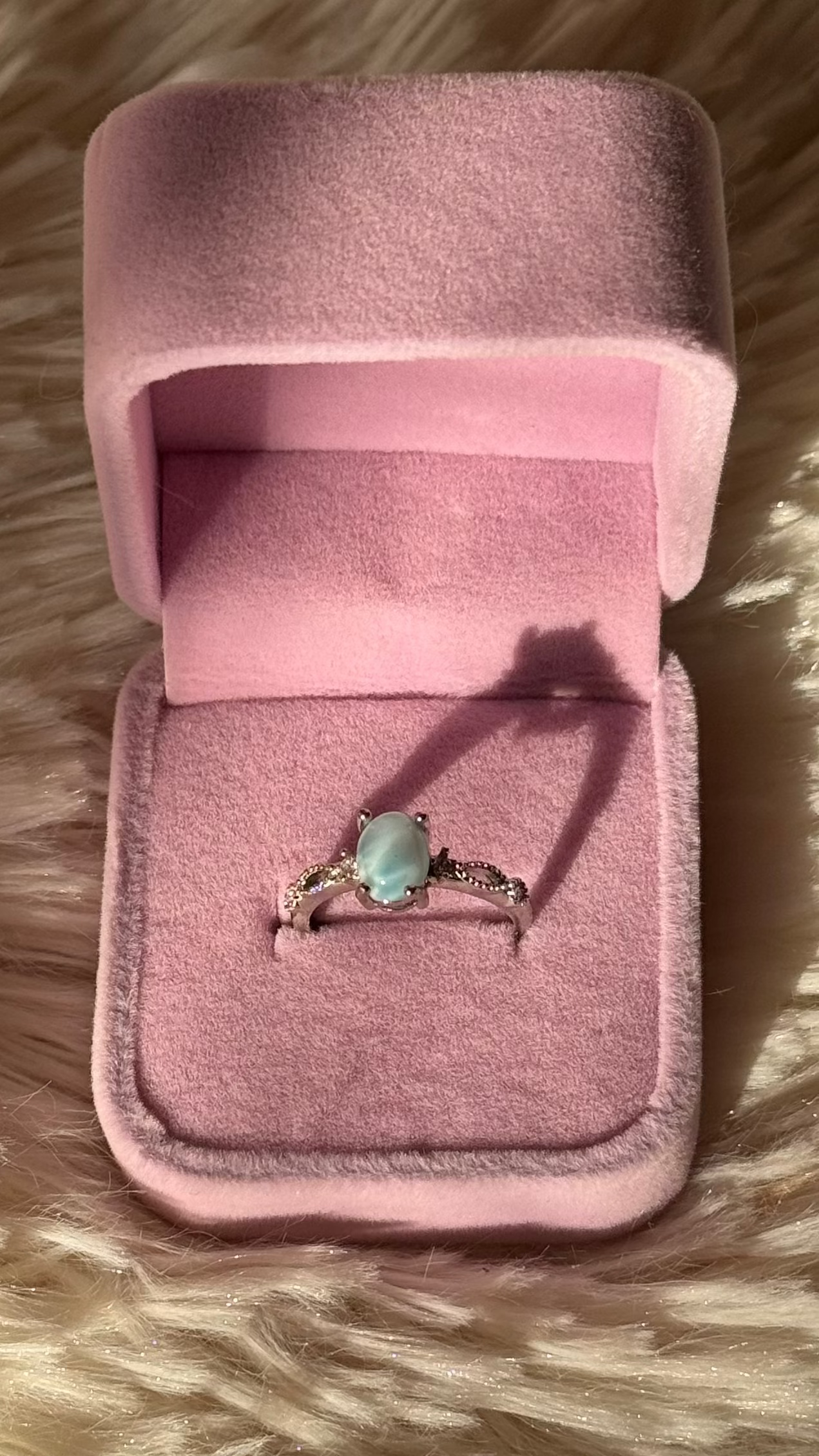 Anello in Larimar