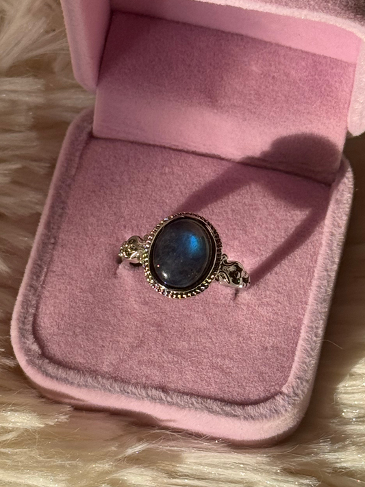Anello in Labradorite